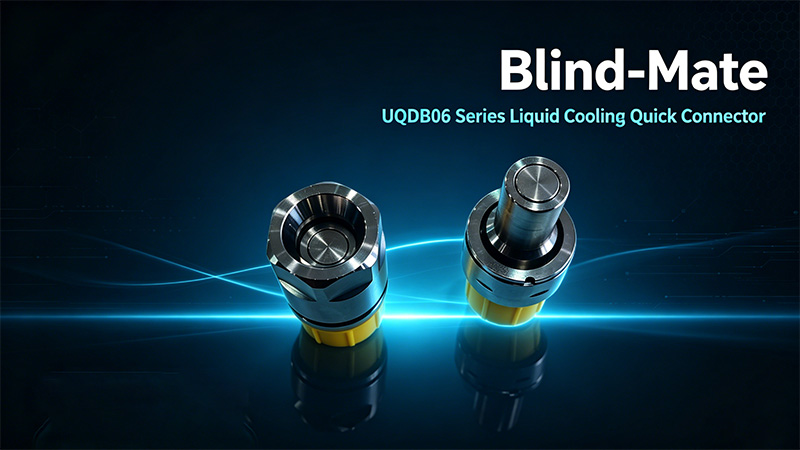 blind-mate liquid cooling connectors